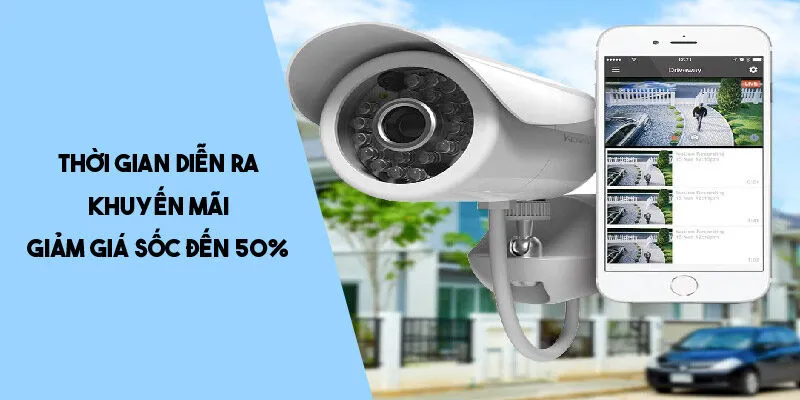 Thời gian áp dụng khuyến mãi giảm giá sốc đến 50% 